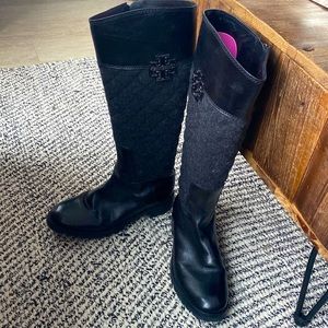Tory Burch Melinda Quilted Riding Boot